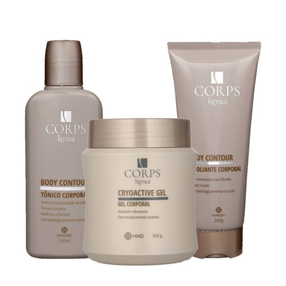 BEAUTY SECRETS 3 Step Body Contour Gel Set firming Cream Cellulite for Belly - Picture 1 of 3